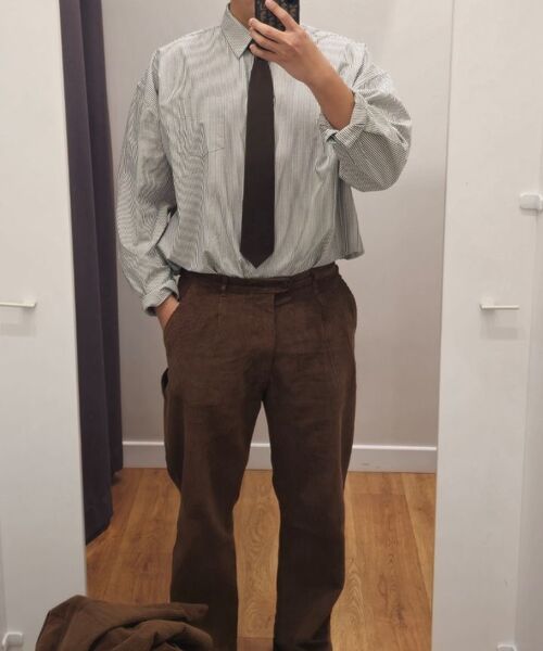 TAKEASY（テイクイージー）の「シティストライプオーバーシャツ（シティブルー）（シャツ/ブラウス・メンズ・その他・SMALL/MEDIUM/LARGE）」の12枚目の写真