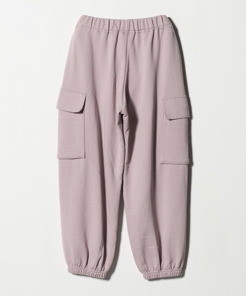 green label relaxing(グリーンレーベルリラクシング)の「裏毛 ワイドカーゴパンツ(ライトピンク)/ キッズ 100cm-160cm(カーゴパンツ・キッズ・ライトピンク・130cm/140cm/160cm/120cm/150cm/110cm/100cm)」の14枚目の写真
