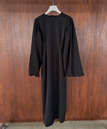 Amiur | balloon sleeve waist tuck ops / バルーンスリーブウエストタックワンピース(ワンピース)