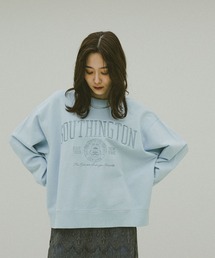 GLOBAL WORK | ピグメント刺繍ロゴプルオーバー/608260(スウェット)