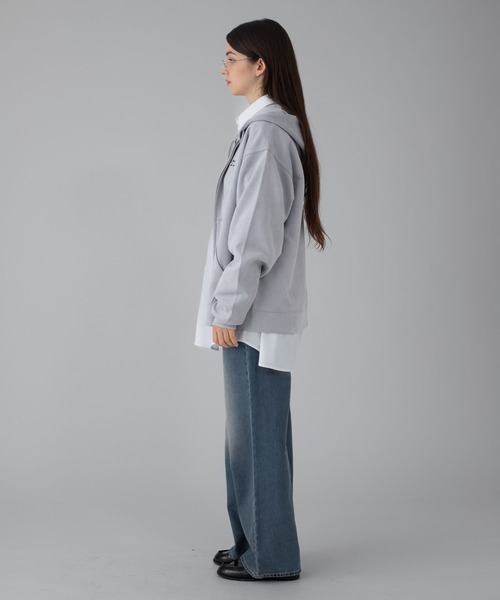 BROWNY（ブラウニー）の「BROWNY/フェイクスウェードZIPパーカー（パーカー・メンズ・ライトグレー/チャコール・MEDIUM/LARGE）」の19枚目の写真