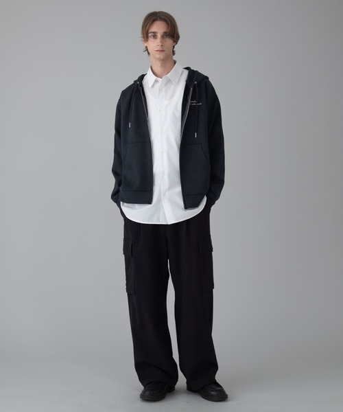 BROWNY（ブラウニー）の「BROWNY/フェイクスウェードZIPパーカー（パーカー・メンズ・ライトグレー/チャコール・MEDIUM/LARGE）」の13枚目の写真