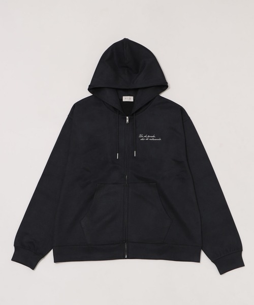 BROWNY（ブラウニー）の「BROWNY/フェイクスウェードZIPパーカー（パーカー・メンズ・ライトグレー/チャコール・MEDIUM/LARGE）」の8枚目の写真