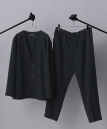 GLOBAL WORK（グローバルワーク）の「2点セット/時短スマートSETUP+WARM/598967（ノーカラージャケット）」