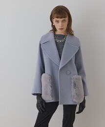 GRACE CONTINENTAL（グレースコンチネンタル）の「ファーポケットピーコート（ピーコート・レディース）」