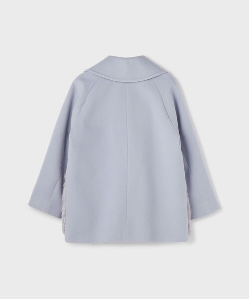 GRACE CONTINENTAL（グレースコンチネンタル）の「ファーポケットピーコート（ピーコート・レディース・サックスブルー/ブラック/ベージュ・36/38）」の13枚目の写真