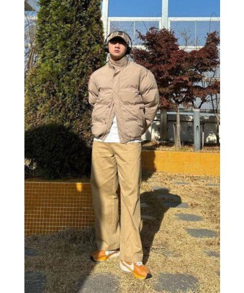 MOOD INSIDE（ムードインサイド）の「ツーウェイカップルショートパディング_Beige（ダウンジャケット/コート・レディース・その他・LARGE/MEDIUM/X-LARGE）」の2枚目の写真