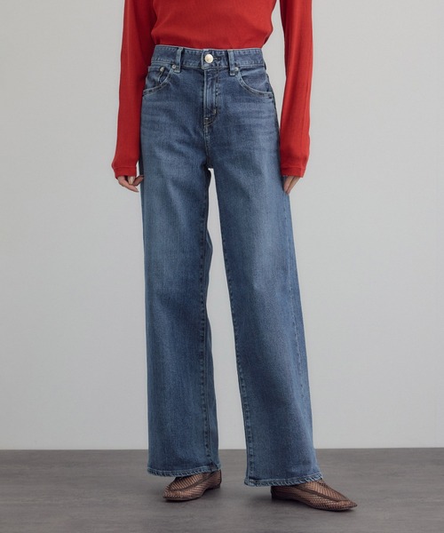 RED CARD TOKYO（レッドカード）の「【RED CARD TOKYO（レッドカードトーキョー）】35th Anniv. Wide（デニムパンツ・レディース・ブルー系その他4・24/25/22/23）」の2枚目の写真