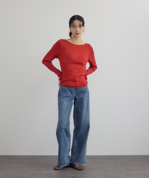 RED CARD TOKYO（レッドカード）の「【RED CARD TOKYO（レッドカードトーキョー）】35th Anniv. Wide（デニムパンツ・レディース・ブルー系その他4・24/25/22/23）」の3枚目の写真