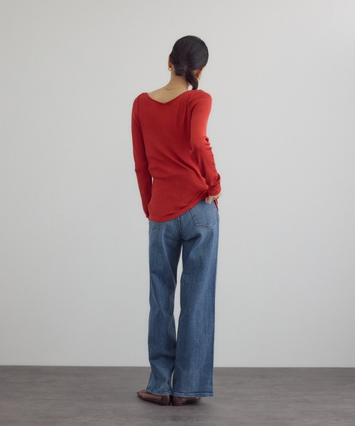 RED CARD TOKYO（レッドカード）の「【RED CARD TOKYO（レッドカードトーキョー）】35th Anniv. Wide（デニムパンツ・レディース・ブルー系その他4・24/25/22/23）」の4枚目の写真