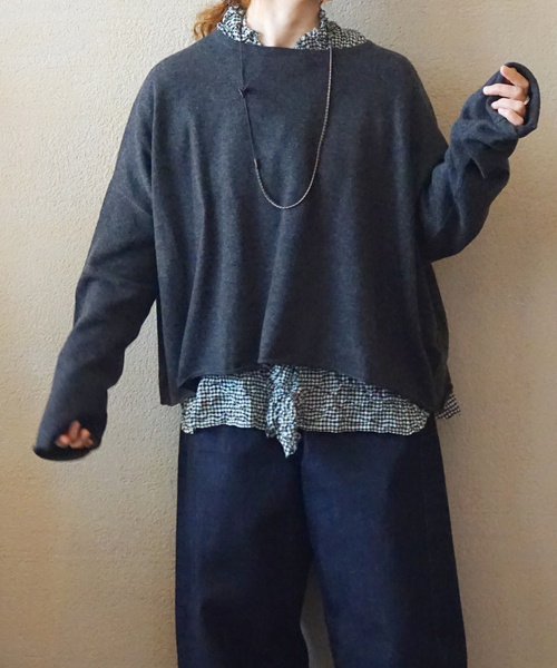 カシミヤ ワイドプルオーバー（ニット/セーター）｜JOURNAL STANDARD