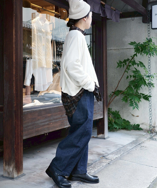 JOURNAL STANDARD LUXE（ジャーナルスタンダード　ラックス）の「カシミヤ ワイドプルオーバー（ニット/セーター・レディース・スカイブルー/チャコールグレー/ホワイト/ブラウン・FREE）」の6枚目の写真