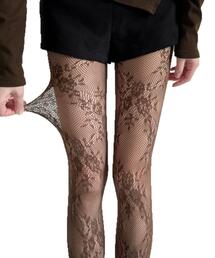 WEGO | WEGO/フラワー総レースタイツ(タイツ/ストッキング)