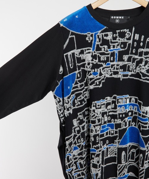 GOMME HOMME(ゴムオム)の「コクーン長袖T(Tシャツ/カットソー・メンズ・ブラック・MEDIUM)」の4枚目の写真