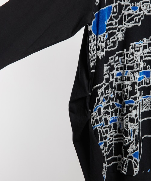 GOMME HOMME(ゴムオム)の「コクーン長袖T(Tシャツ/カットソー・メンズ・ブラック・MEDIUM)」の5枚目の写真