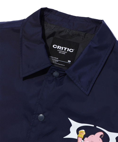 CRITIC(クリティック)の「CRITIC x DRAGON BALL Z MAJIN BUU COACHJACKET NAVY(ナイロンジャケット・レディース・その他・LARGE/X-LARGE)」の3枚目の写真