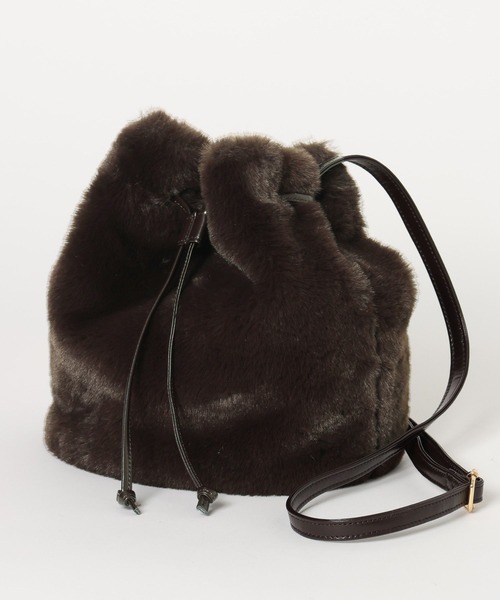 GLOBAL WORK（グローバルワーク）の「ファー巾着BAG/632802（ショルダーバッグ・キッズ・レオパード/ブラウン/アイボリー・ONE SIZE）」の11枚目の写真