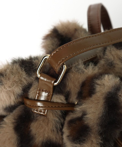 GLOBAL WORK（グローバルワーク）の「ファー巾着BAG/632802（ショルダーバッグ・キッズ・レオパード/ブラウン/アイボリー・ONE SIZE）」の18枚目の写真