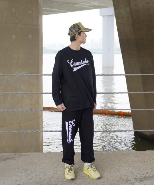 CREAM SODA LAB(クリームソーダラボ)の「アセンティックロゴロングスリーブブラックホワイト(Tシャツ/カットソー・メンズ・その他・LARGE/MEDIUM/X-LARGE/XX-LARGE)」の2枚目の写真