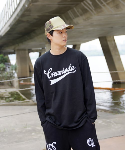 CREAM SODA LAB(クリームソーダラボ)の「アセンティックロゴロングスリーブブラックホワイト(Tシャツ/カットソー・メンズ・その他・LARGE/MEDIUM/X-LARGE/XX-LARGE)」の7枚目の写真