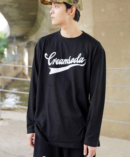 CREAM SODA LAB(クリームソーダラボ)の「アセンティックロゴロングスリーブブラックホワイト(Tシャツ/カットソー・メンズ・その他・LARGE/MEDIUM/X-LARGE/XX-LARGE)」の12枚目の写真