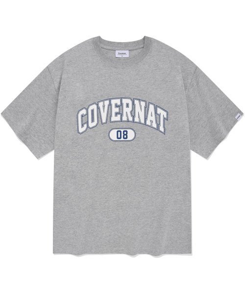 COVERNAT(カバーナット)の「アーチロゴTシャツ メランジグレー(Tシャツ/カットソー・レディース・その他・XX-LARGE/SMALL/X-LARGE/X-SMALL/LARGE/MEDIUM)」の1枚目の写真