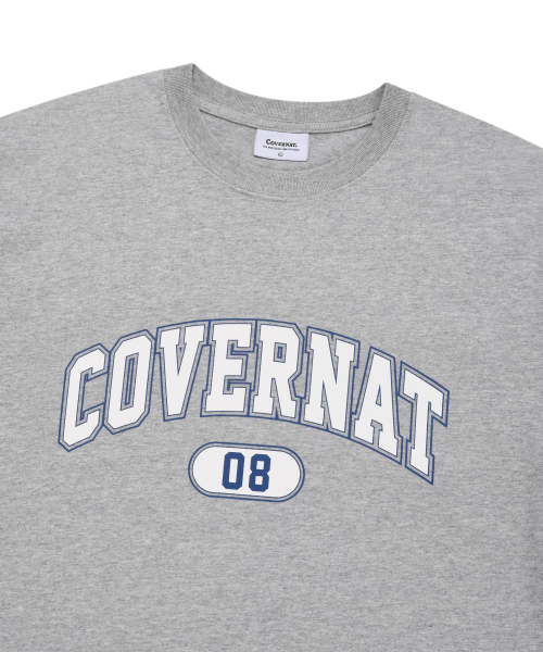 COVERNAT(カバーナット)の「アーチロゴTシャツ メランジグレー(Tシャツ/カットソー・レディース・その他・XX-LARGE/SMALL/X-LARGE/X-SMALL/LARGE/MEDIUM)」の3枚目の写真