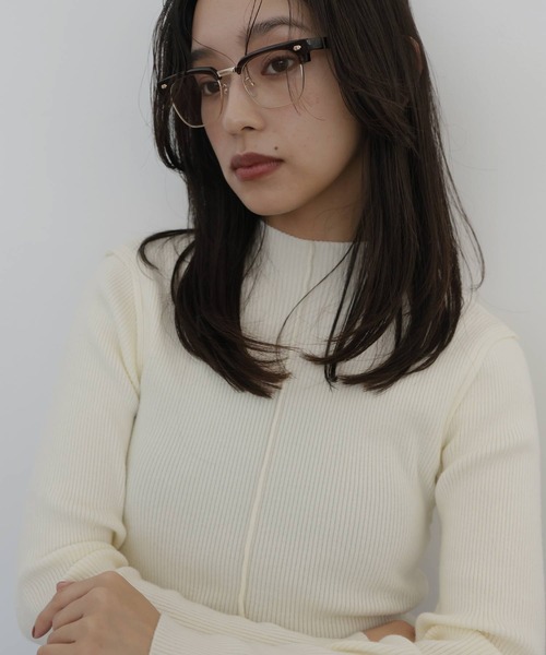 hellam(へラム)の「サーモントメガネ(メガネ・レディース・グレー/ブラック/ブラウン・FREE)」の17枚目の写真