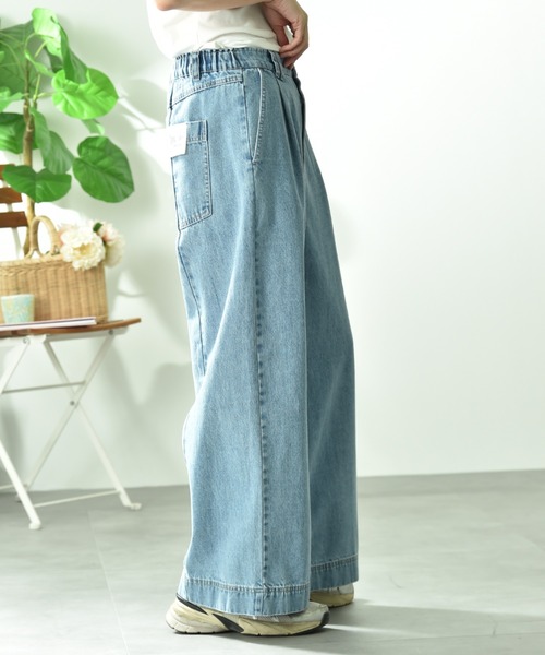 INTERPLANET（インタープラネット）の「【CYNICAL】ミドルオンスデニムパンツ（デニムパンツ・レディース・サックスブルー/ブラック/ベージュ・FREE）」の13枚目の写真