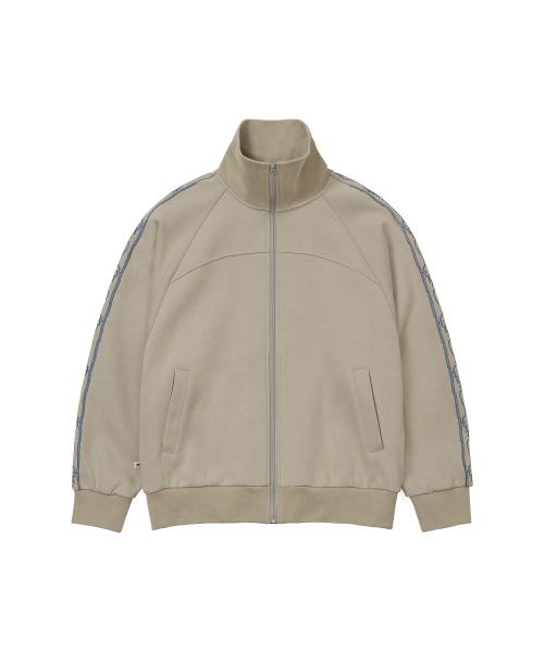 WELLBEING EXPRESS(ウェルビーイングエクスプレス)の「Embroidered Track Jacket Warm Grey(ナイロンジャケット・レディース・その他・SMALL/MEDIUM)」の2枚目の写真