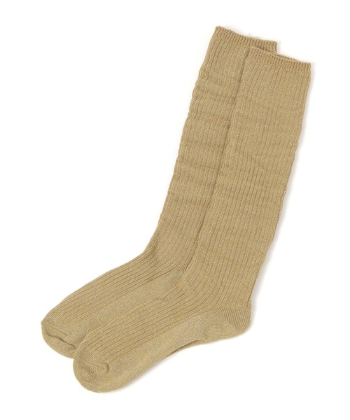 GLOBAL WORK（グローバルワーク）の「らくごこちルーズラメソックス/613507（ソックス/靴下・レディース・オフホワイト/ブラック/ダークブラウン/グレー/ベージュ・FREE）」の5枚目の写真