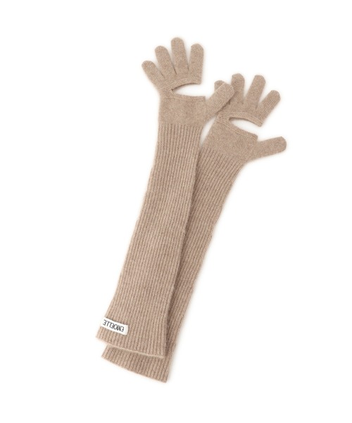 アダムエロペ（ADAM ET ROPE’）/【EMOELLE】カシミヤロングニットグローブ セール】【EMOELLE】カシミヤロングニットグローブ（手袋）｜ADAM ET