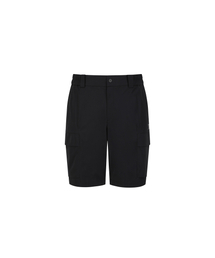 MEN SM BLACK FINISH HALF PANTS_BK