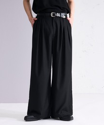 Ellno Loset（エルノロゼット）の「3タックアソートワイドパンツ SETUP対応（スラックス）」