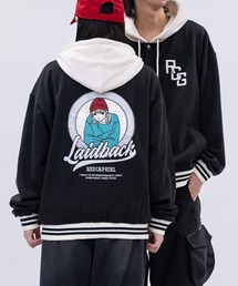 Red Cap Girl（レッドキャプガール）の「【a-r】〔RedCapGirl/レッドキャップガール〕サテン刺繍 フード付 スタジャン（スタジャン）」