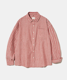 Diamond Layla（ダイアモンドレイラ）の「Crease Finish Flamingo Stripe Shirt S154（シャツ/ブラウス）」