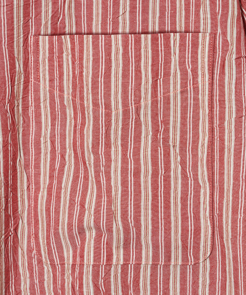 Diamond Layla（ダイアモンドレイラ）の「Crease Finish Flamingo Stripe Shirt S154（シャツ/ブラウス・レディース・その他・SMALL/LARGE/MEDIUM）」の5枚目の写真