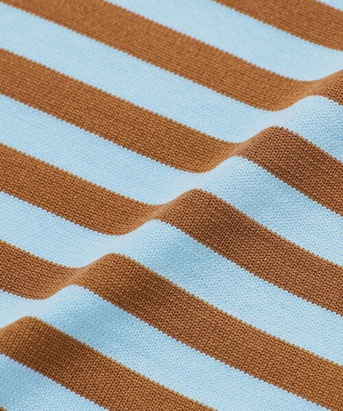 BEAMS（ビームス）の「ショート ニット Tシャツ 【ワイドショートフィット】（Tシャツ/カットソー・メンズ・ブラック/ライトブラウン・M/S/XL/L）」の14枚目の写真