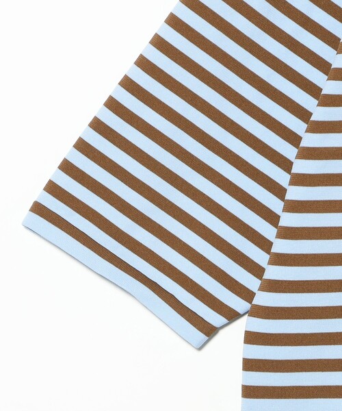 BEAMS（ビームス）の「ショート ニット Tシャツ 【ワイドショートフィット】（Tシャツ/カットソー・メンズ・ブラック/ライトブラウン・M/S/XL/L）」の20枚目の写真