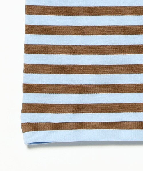 BEAMS（ビームス）の「ショート ニット Tシャツ 【ワイドショートフィット】（Tシャツ/カットソー・メンズ・ブラック/ライトブラウン・M/S/XL/L）」の19枚目の写真