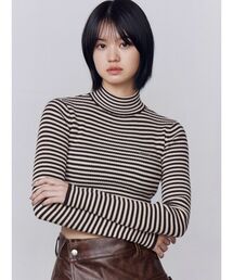 EMODA | ハイネッククロップニット(ニット/セーター)