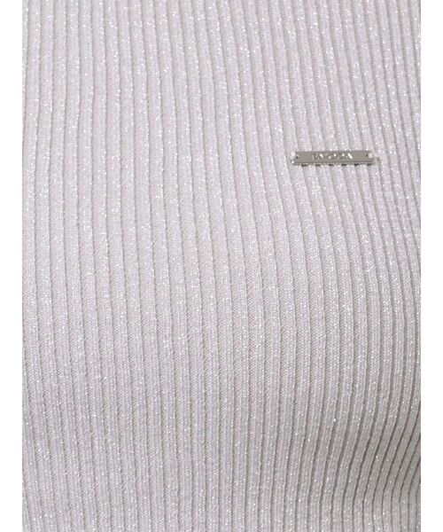 EMODA（エモダ）の「ハイネッククロップニット（ニット/セーター・レディース・グレー/ブラック/ネイビー/ブラウン/ピンク・FREE）」の10枚目の写真