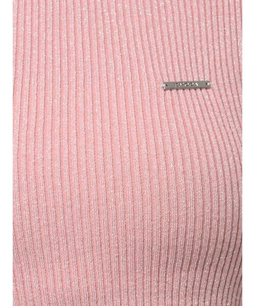 EMODA（エモダ）の「ハイネッククロップニット（ニット/セーター・レディース・グレー/ブラック/ネイビー/ブラウン/ピンク・FREE）」の8枚目の写真