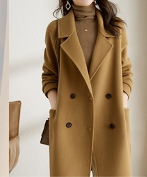 AMAJI（アマジ）の「ヘリンボーンミドルチェスターコート（チェスターコート）」