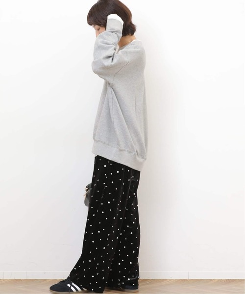 JOURNAL STANDARD relume（ジャーナルスタンダード　レリューム）の「《追加2》［ 2枚セット］3WAY刺繍レイヤードスウェット（スウェット・レディース・アイボリー/グレー/ネイビー・FREE）」の5枚目の写真