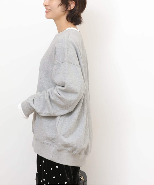 JOURNAL STANDARD relume（ジャーナルスタンダード　レリューム）の「《追加2》［ 2枚セット］3WAY刺繍レイヤードスウェット（スウェット・レディース・アイボリー/グレー/ネイビー・FREE）」の8枚目の写真