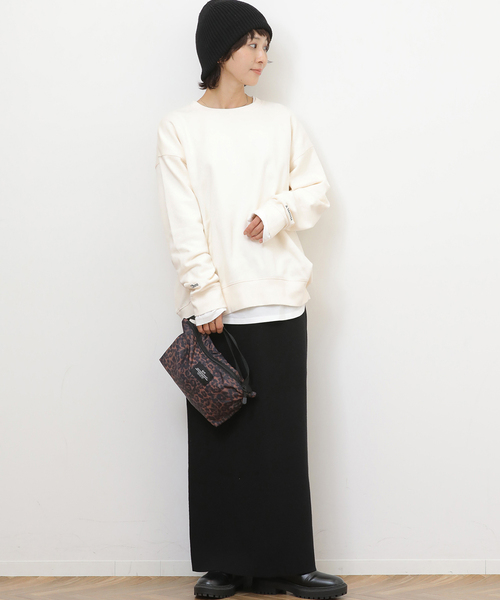 JOURNAL STANDARD relume（ジャーナルスタンダード　レリューム）の「《追加2》［ 2枚セット］3WAY刺繍レイヤードスウェット（スウェット・レディース・アイボリー/グレー/ネイビー・FREE）」の15枚目の写真