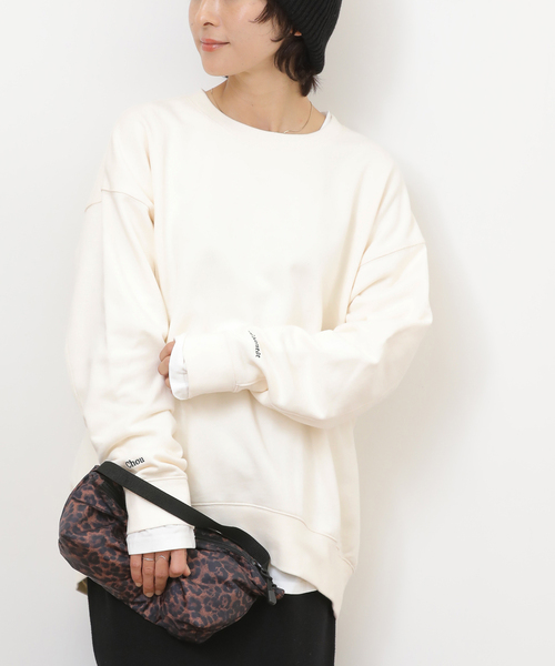 JOURNAL STANDARD relume（ジャーナルスタンダード　レリューム）の「《追加2》［ 2枚セット］3WAY刺繍レイヤードスウェット（スウェット・レディース・アイボリー/グレー/ネイビー・FREE）」の18枚目の写真