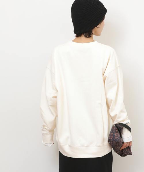 JOURNAL STANDARD relume（ジャーナルスタンダード　レリューム）の「《追加2》［ 2枚セット］3WAY刺繍レイヤードスウェット（スウェット・レディース・アイボリー/グレー/ネイビー・FREE）」の21枚目の写真