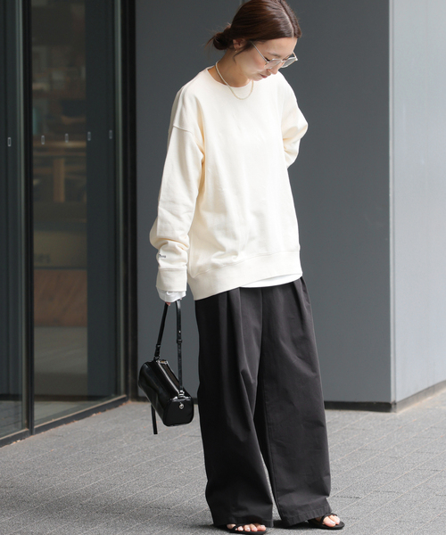 追加2》［ 2枚セット］3WAY刺繍レイヤードスウェット（スウェット